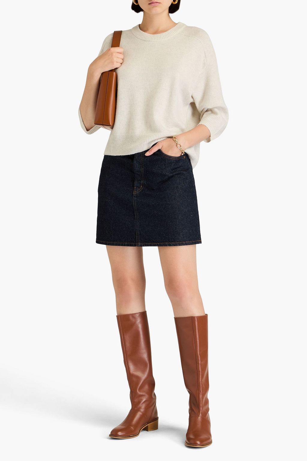 AUTUMN CASHMERE كنزة رياضية من الكشمير