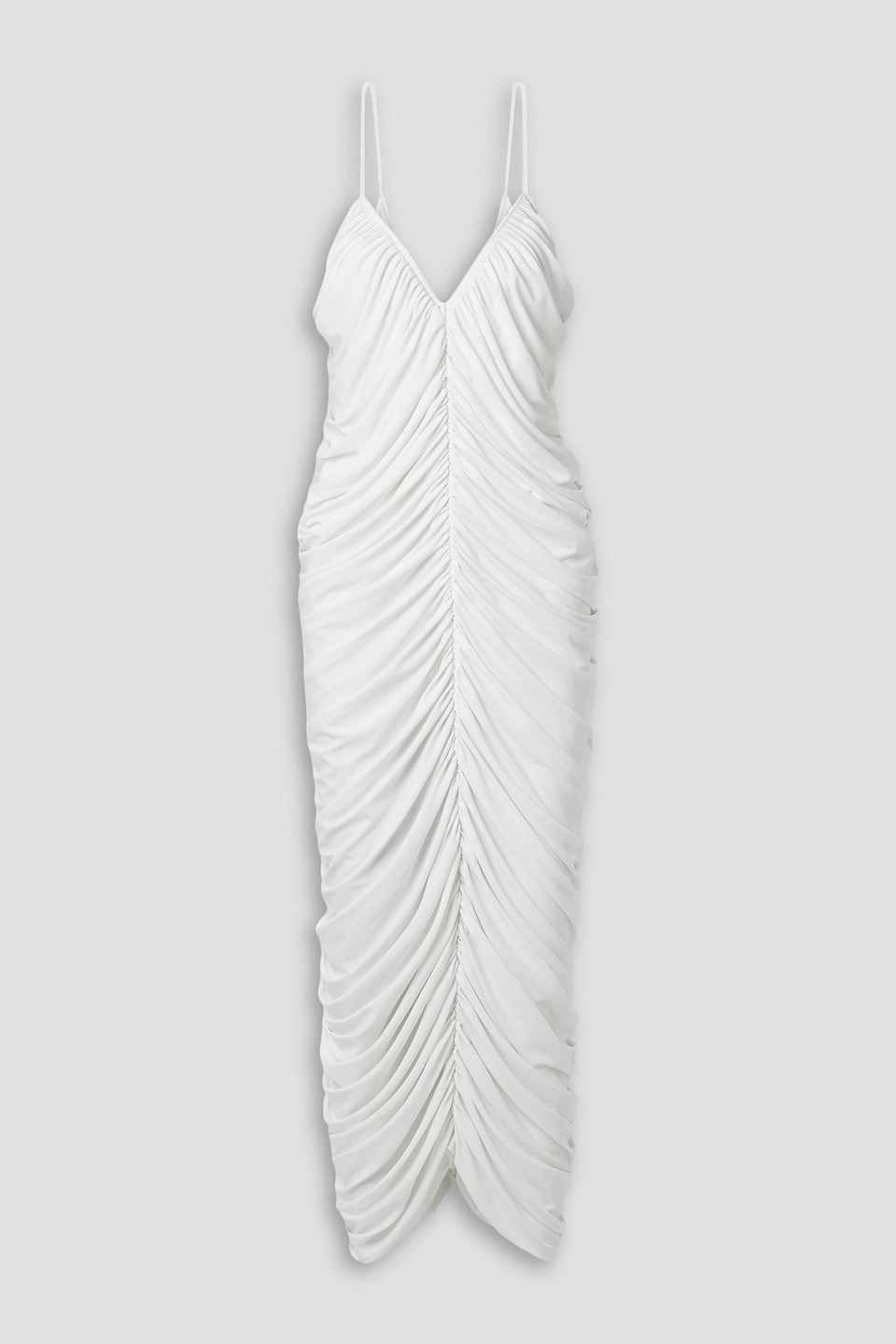 Norma Kamali Slip Diana Gown In White