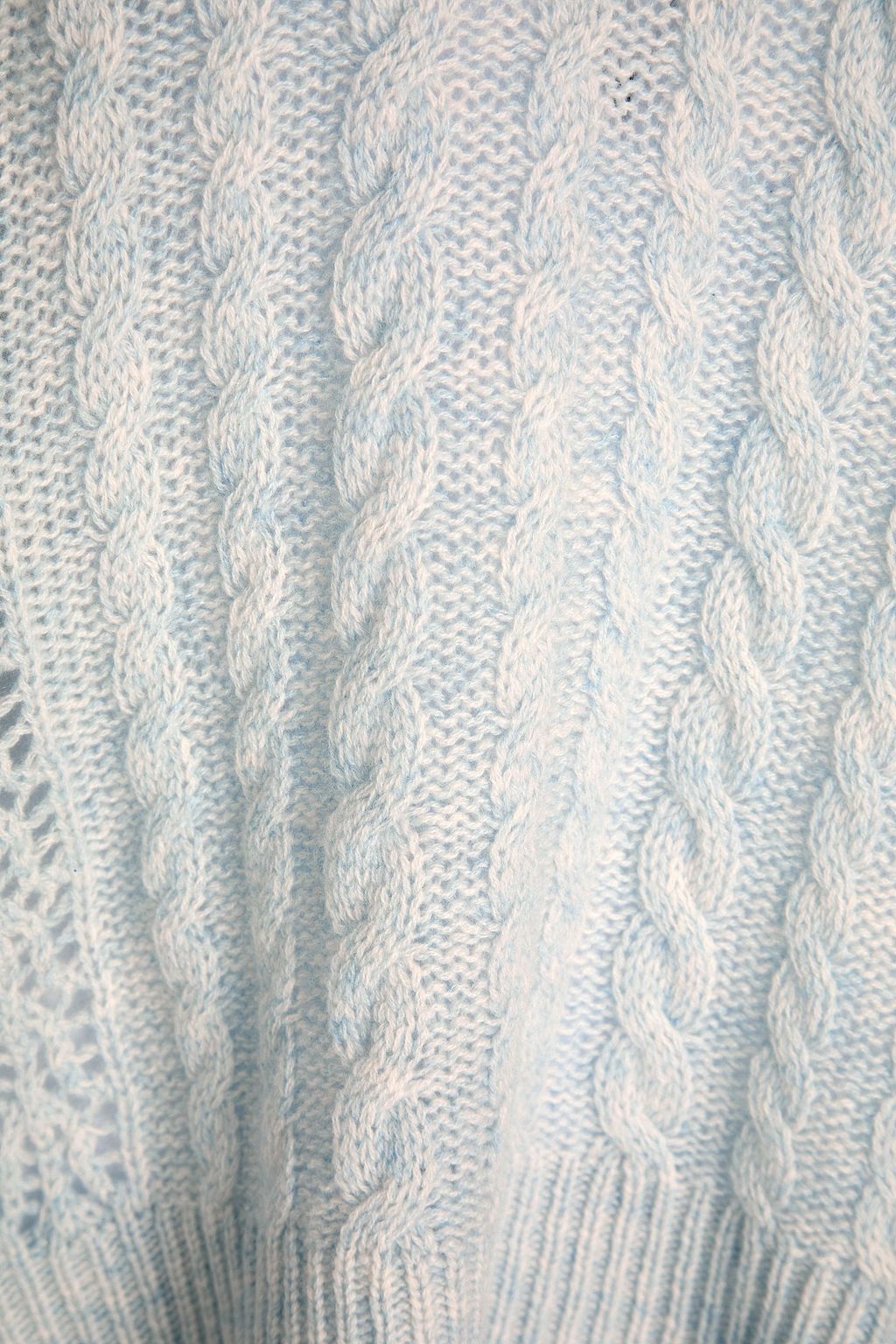 AUTUMN CASHMERE 케이블 니트 캐시미어 스웨터