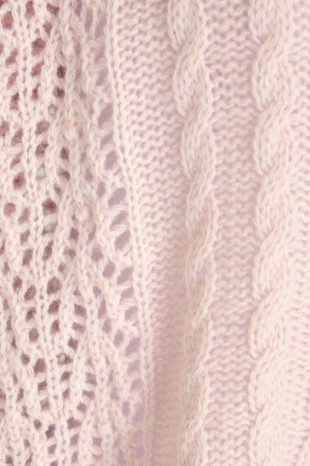 AUTUMN CASHMERE 케이블 니트 캐시미어 스웨터