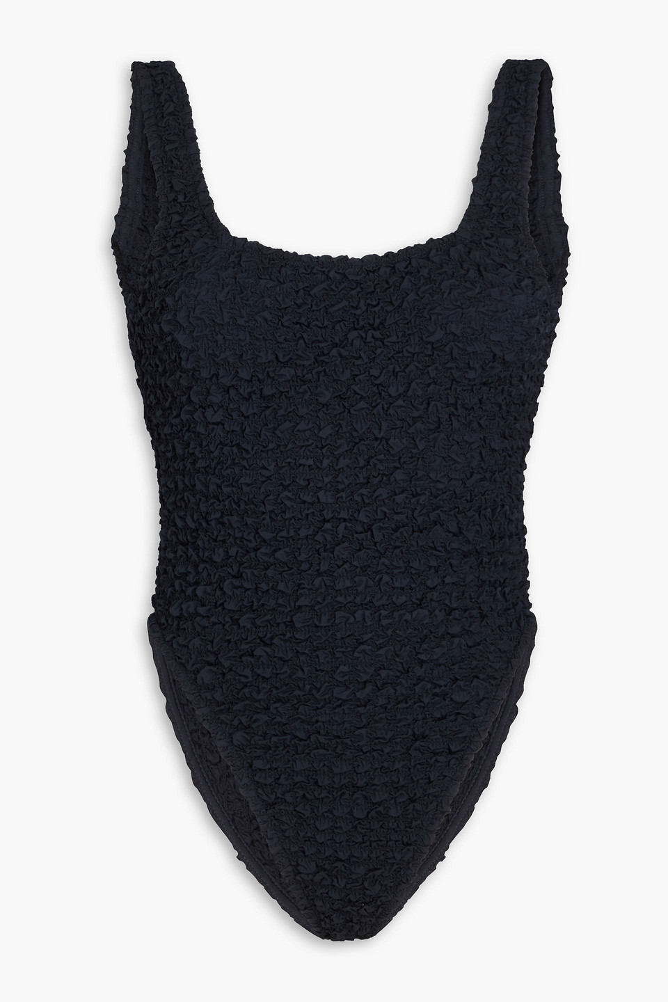 Mara Hoffman Isa Popcorn Badeanzug In Marineblau