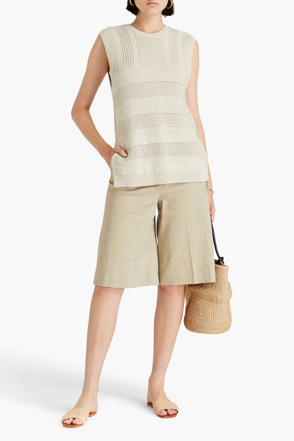 COTTON BY AUTUMN CASHMERE فيست من القطن بحبكة بوانتيل