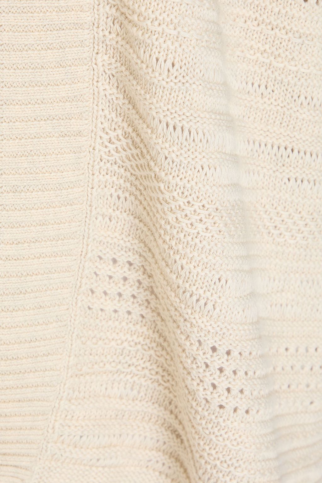 COTTON BY AUTUMN CASHMERE Pointelle-knit cotton cardigan