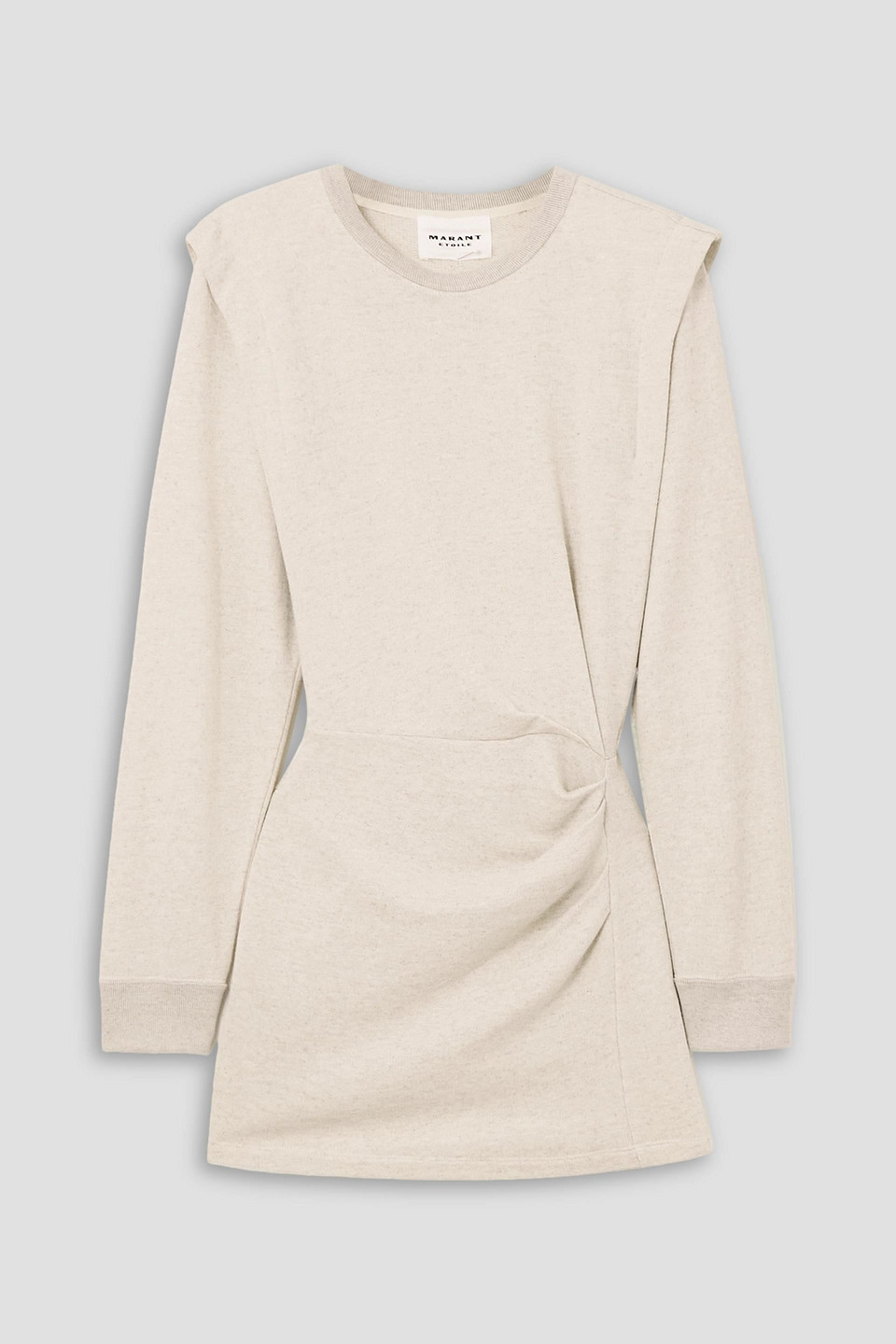 Isabel Marant Étoile Michaela Jersey Mini Dress In Ecru