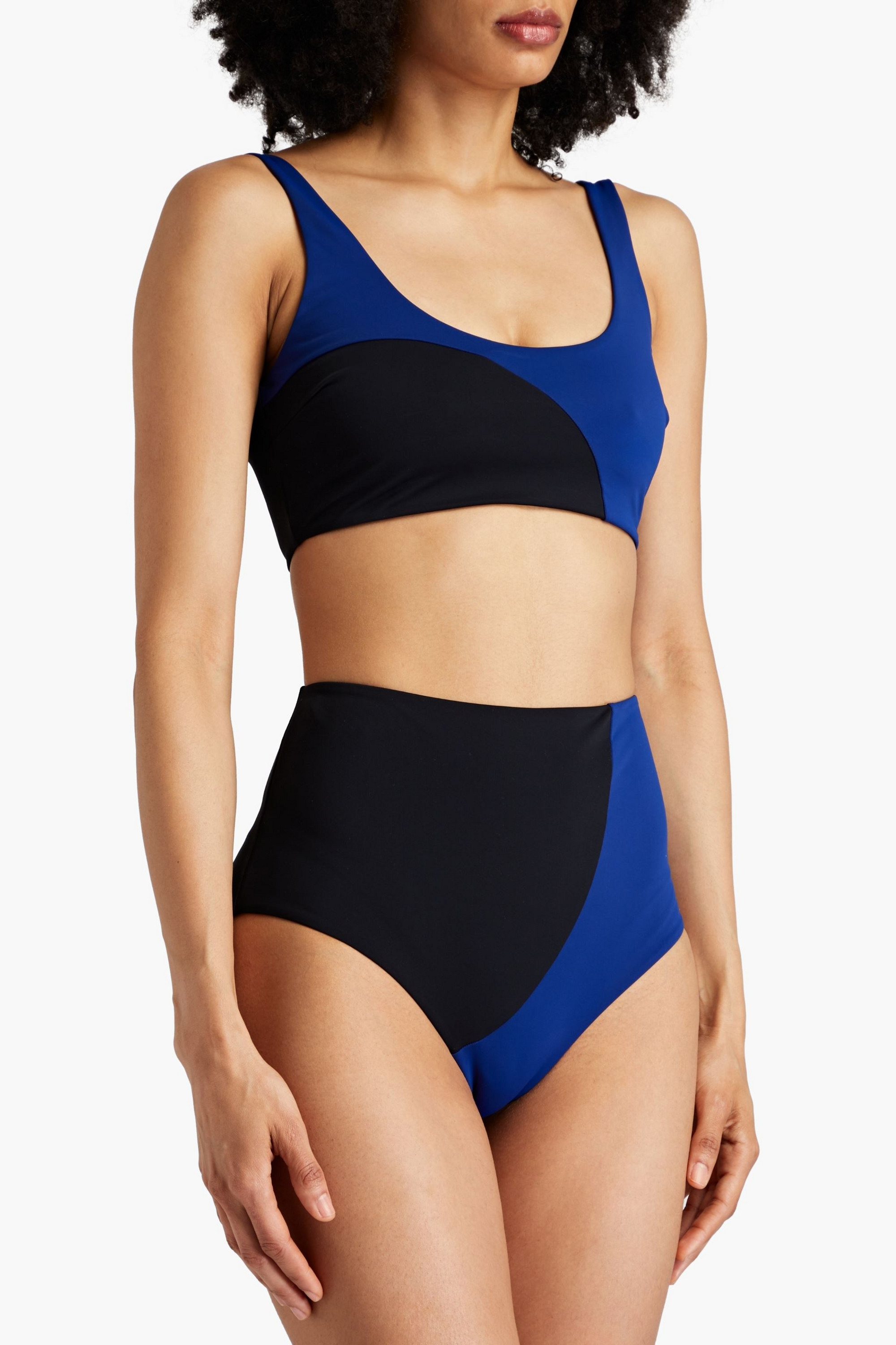 Mara Hoffman Two-tone bikini top
