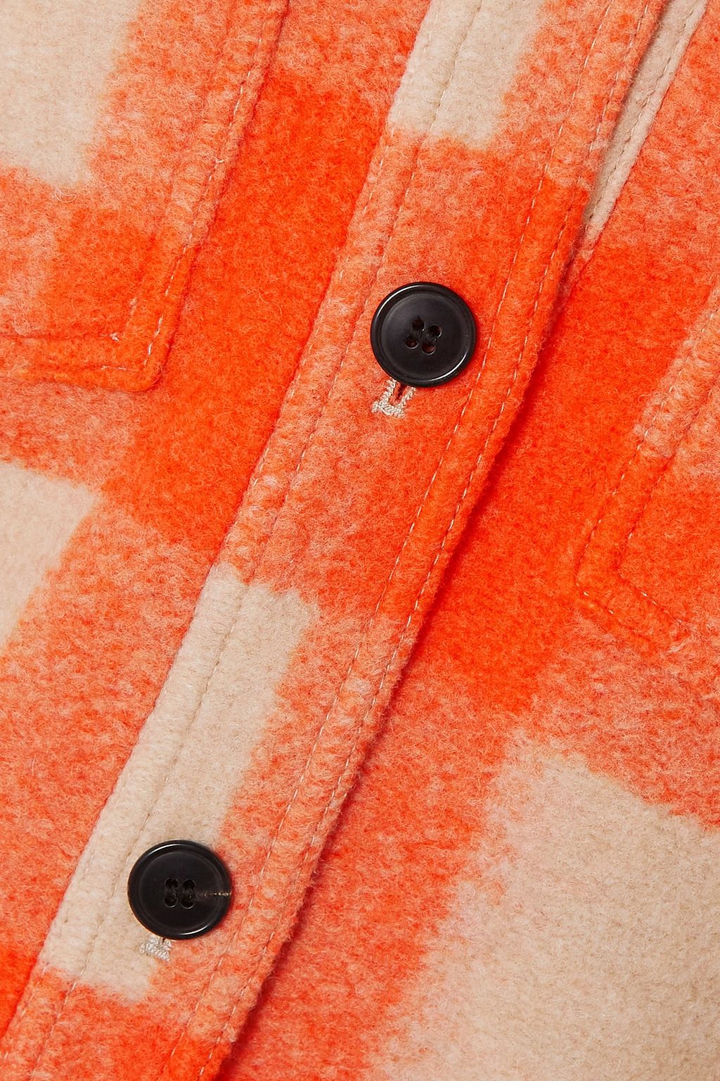 MARANT ÉTOILE Leiko checked felt jacket