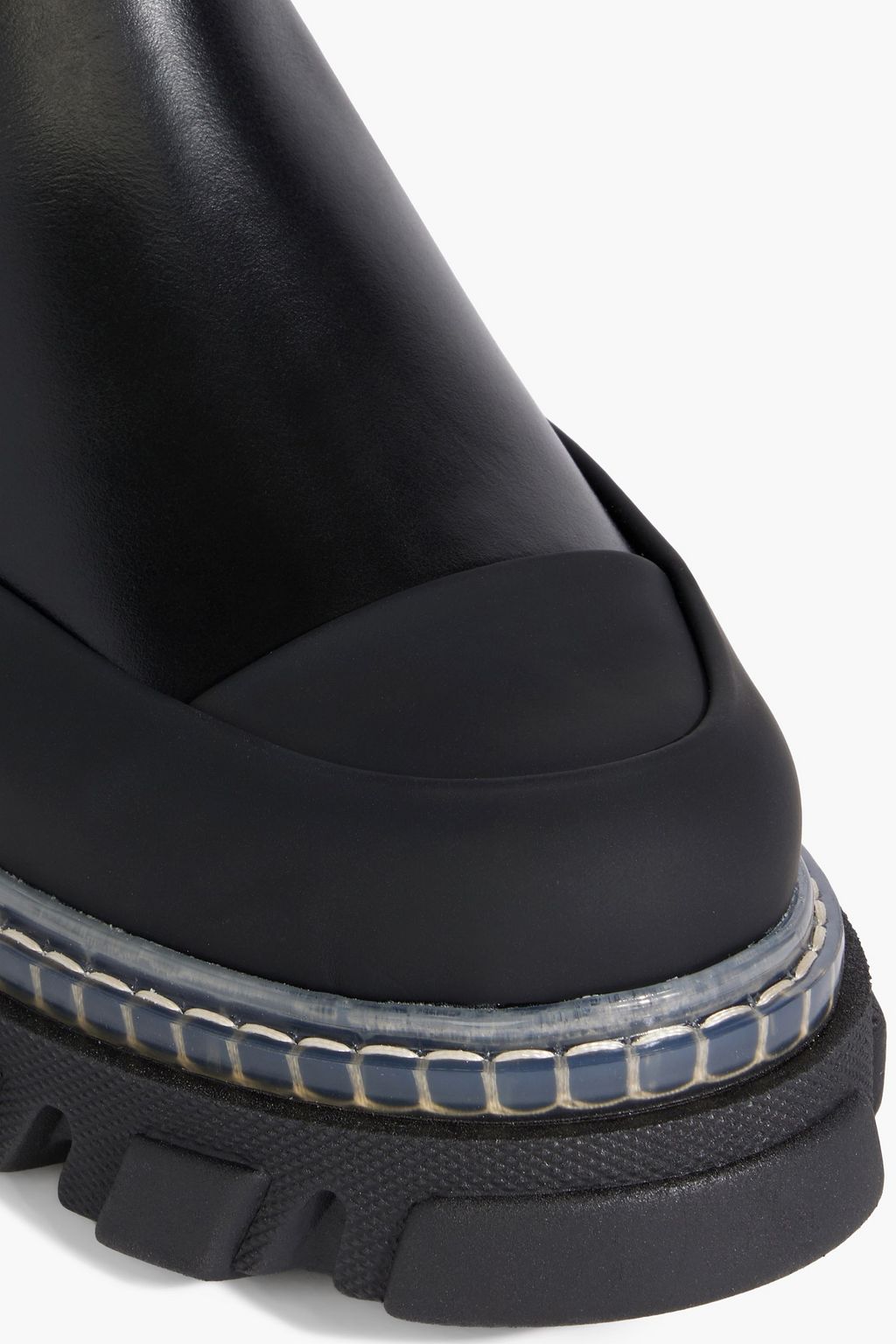GANNI Leather Chelsea boots