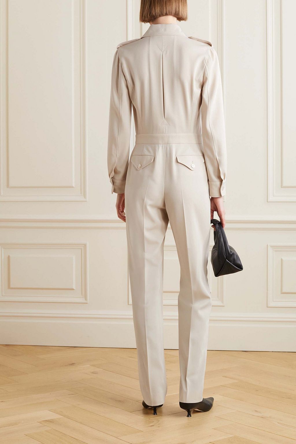 RALPH LAUREN COLLECTION Olivier wool-gabardine jumpsuit