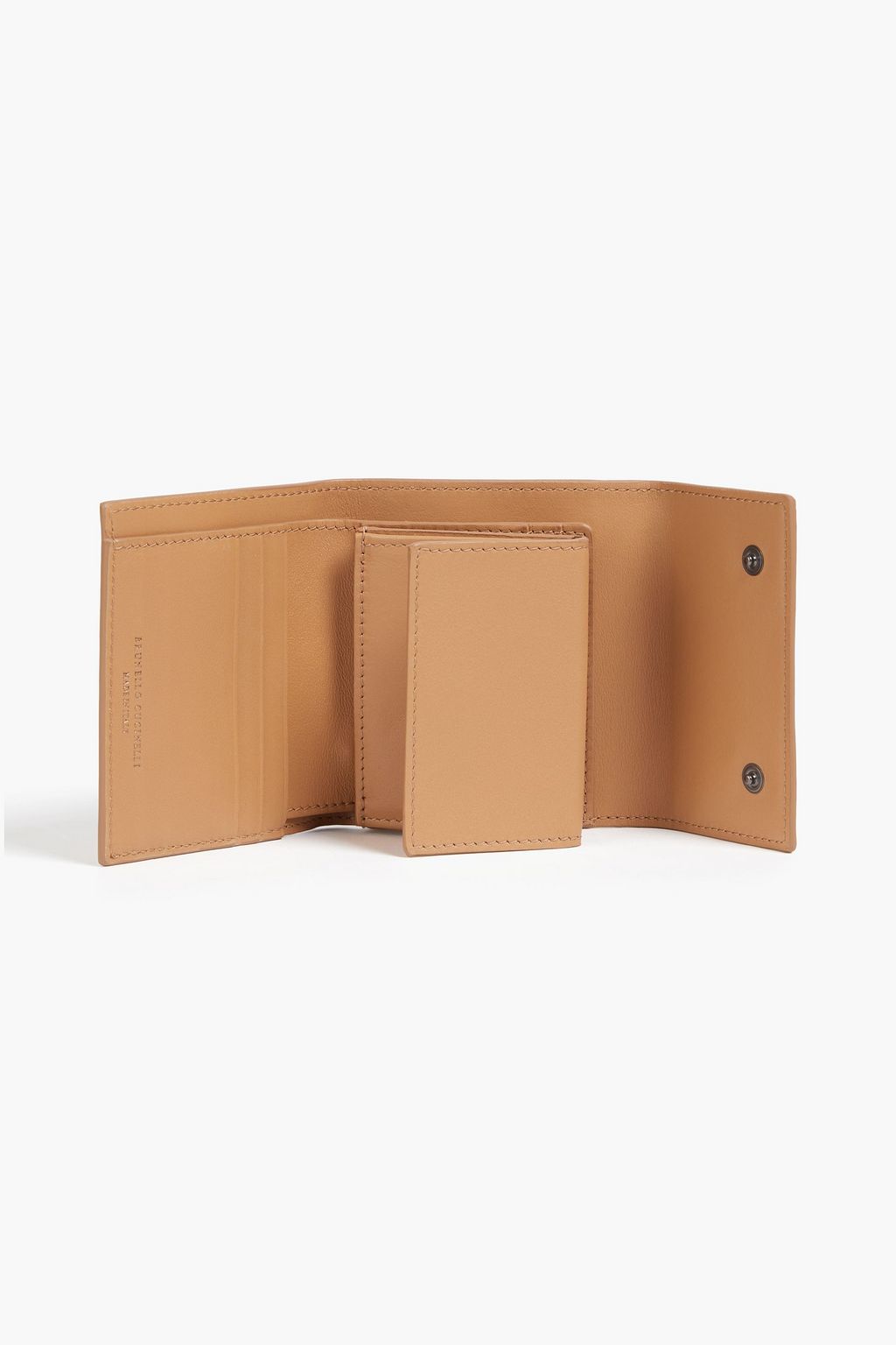 BRUNELLO CUCINELLI 비즈 장식 가죽 지갑