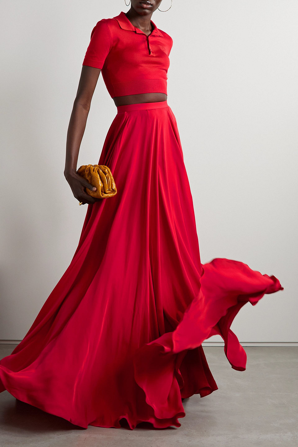 RALPH LAUREN MAGUIRE WOVEN MAXI SKIRT