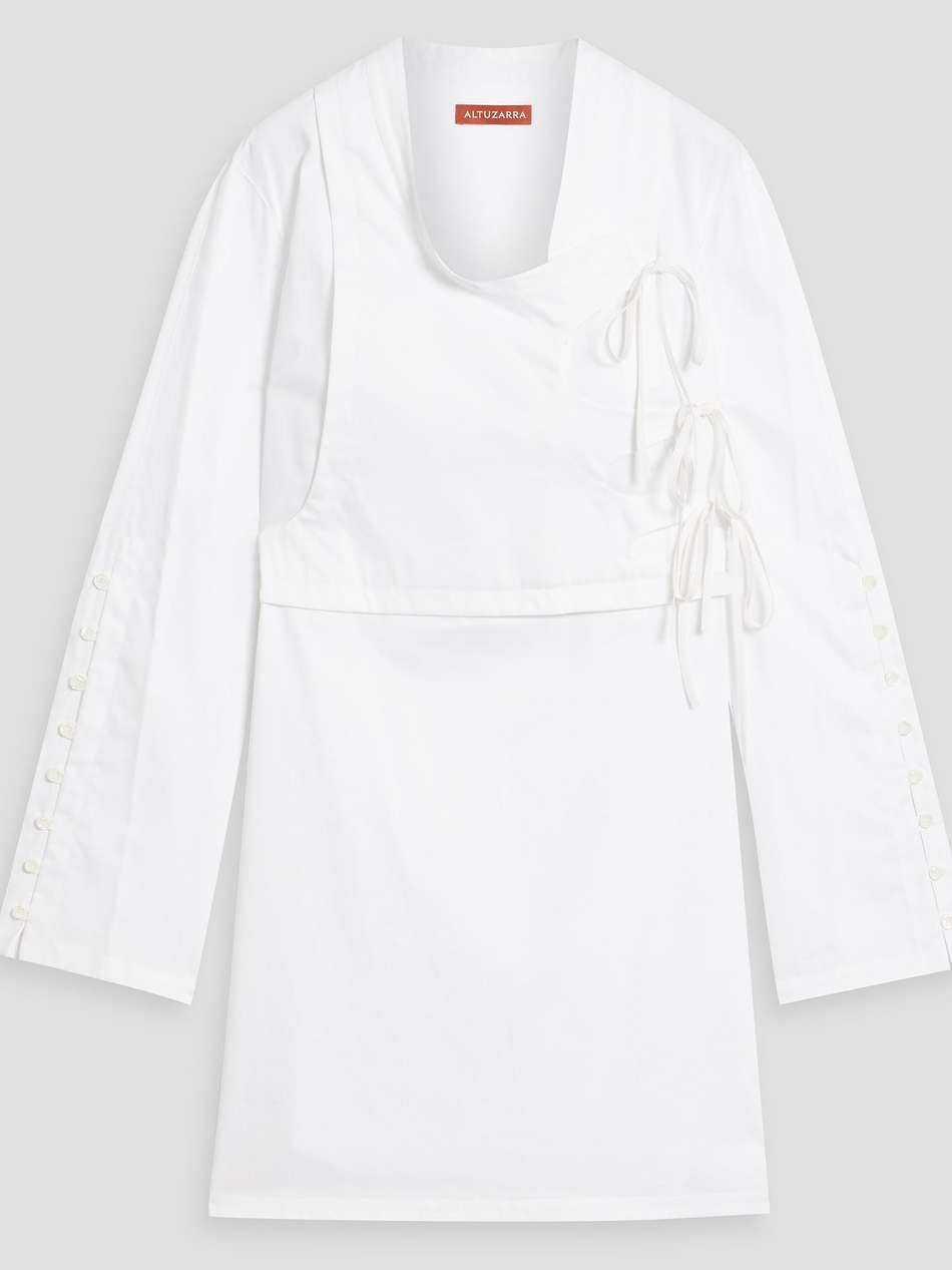 silk mini dress