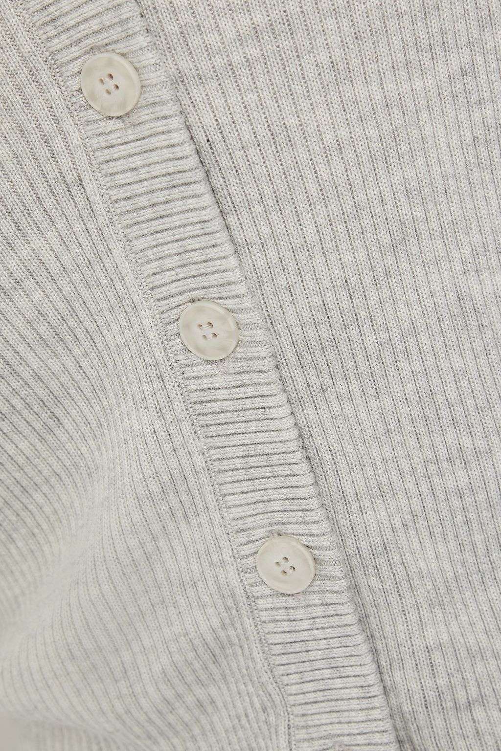 NAADAM Ribbed silk and cashmere-blend cardigan