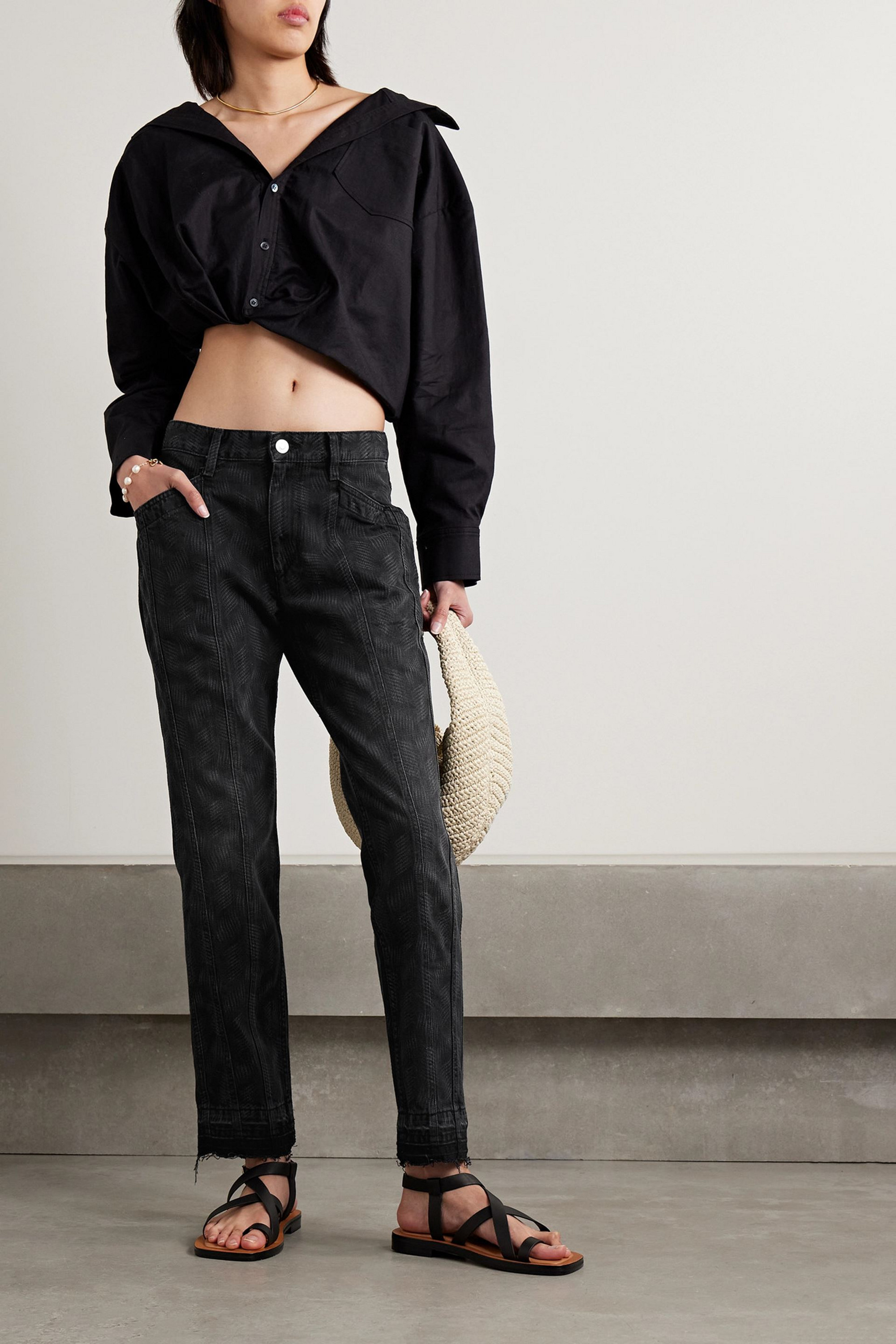 Marant Étoile Sulanoa mid-rise straight-leg jeans