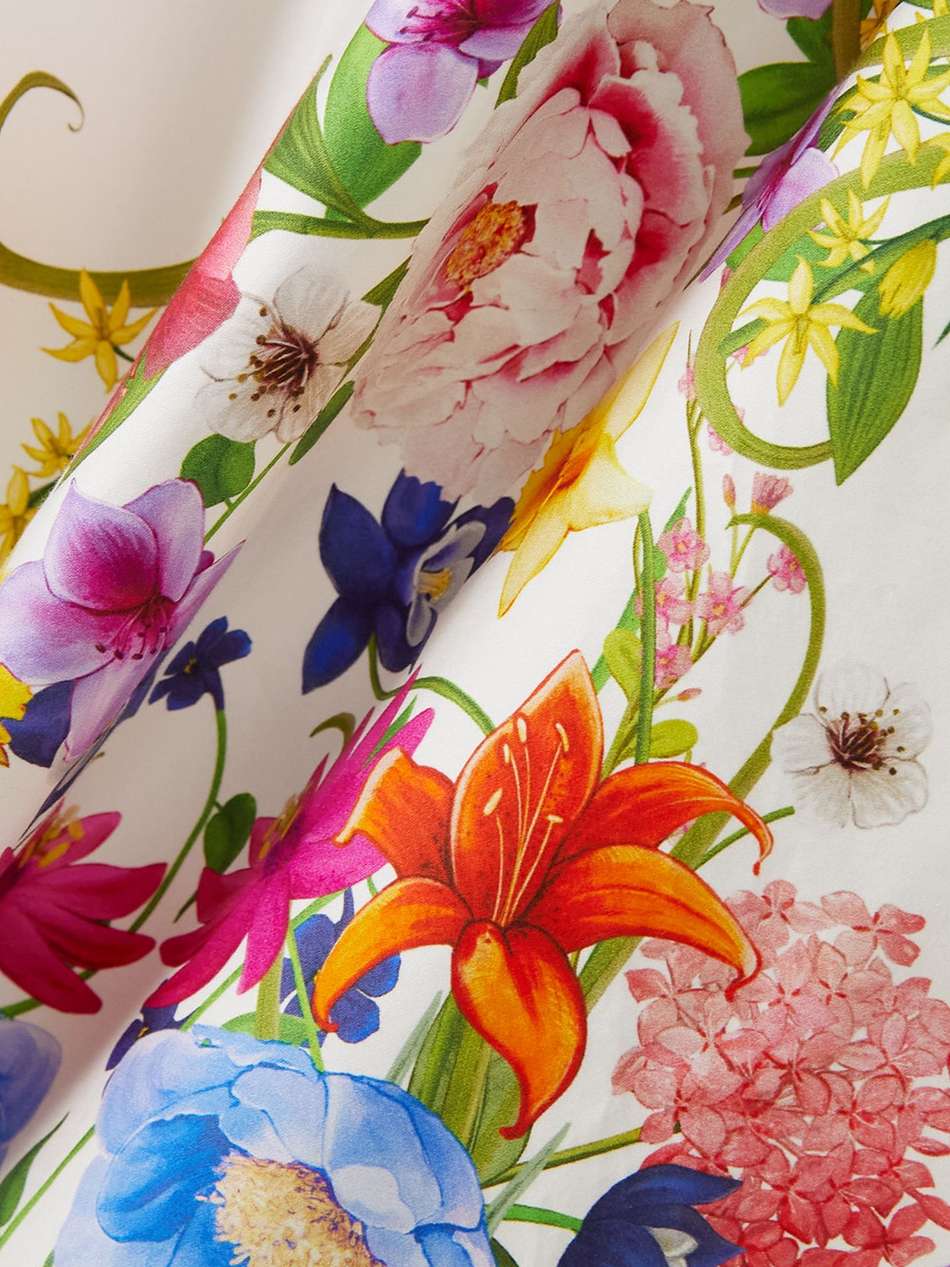 juliet off-the-shoulder floral-print cotton maxi dress