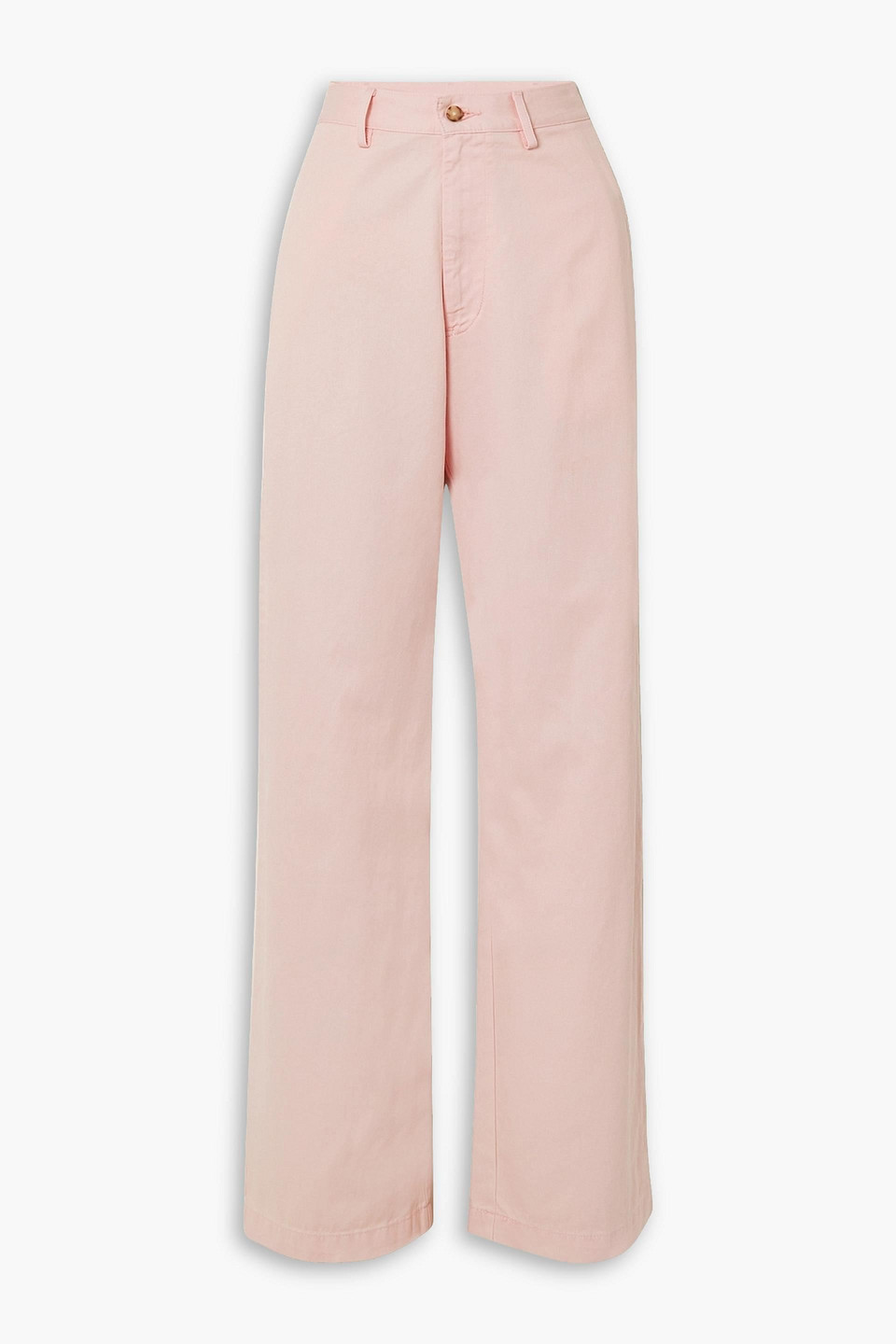 Denimist Teri Hoch Sitzende Jeans Mit Weitem Bein In Baby-pink