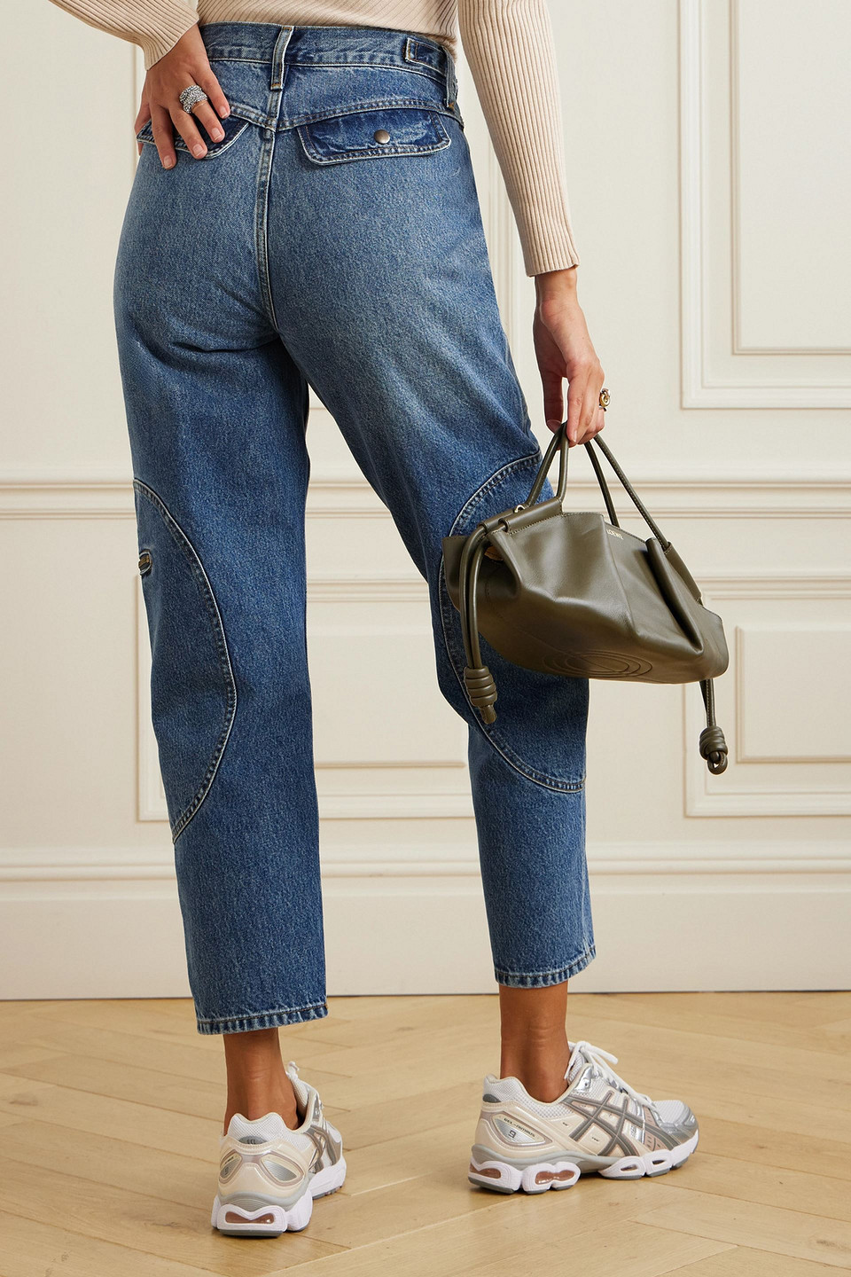 Re/done Racer Taper Speedway Jean In Mittelblauer Denim