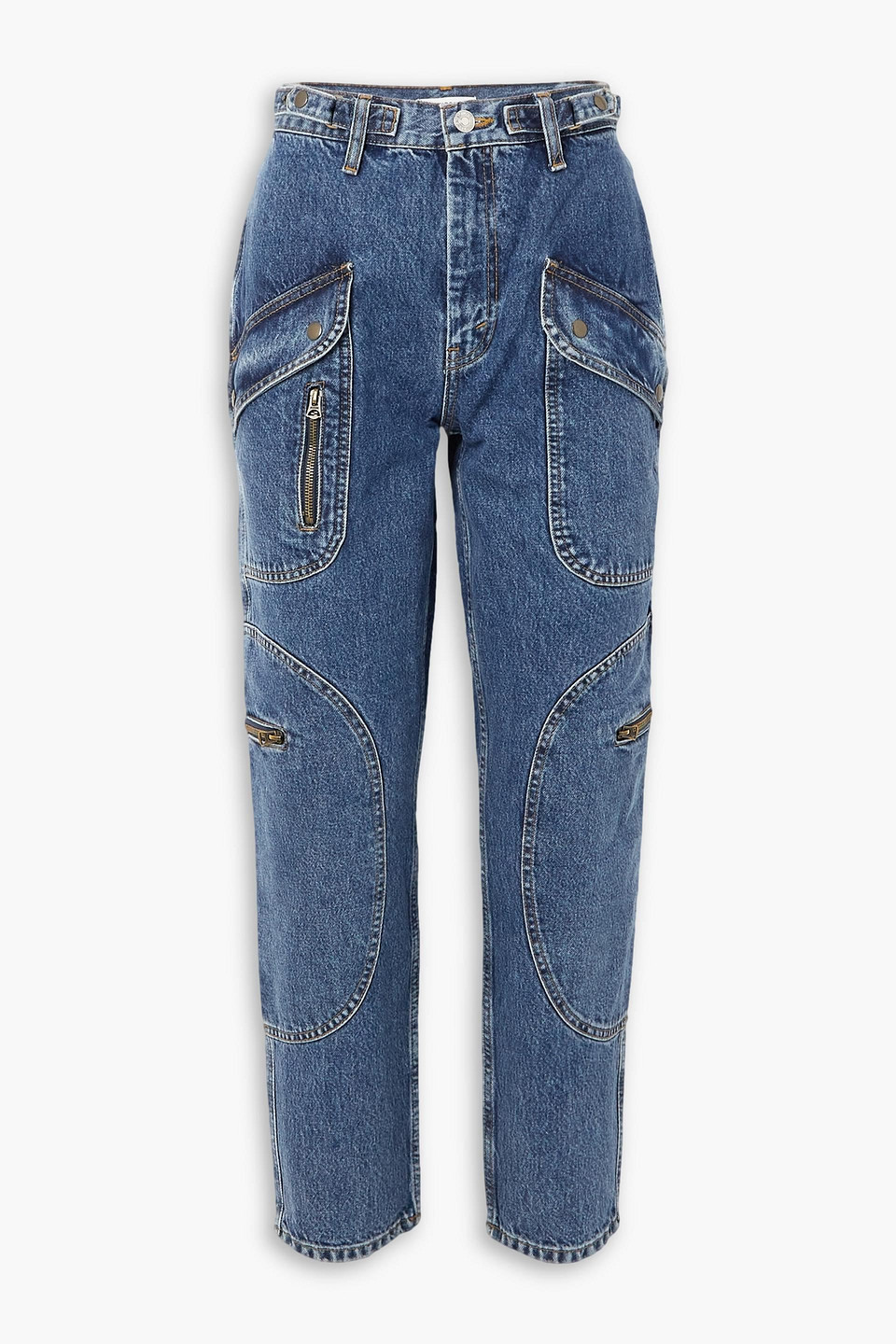 Re/done Racer Taper Speedway Jean In Mittelblauer Denim