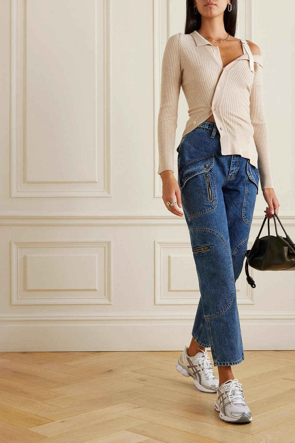 Re/done Racer Taper Speedway Jean In Mittelblauer Denim