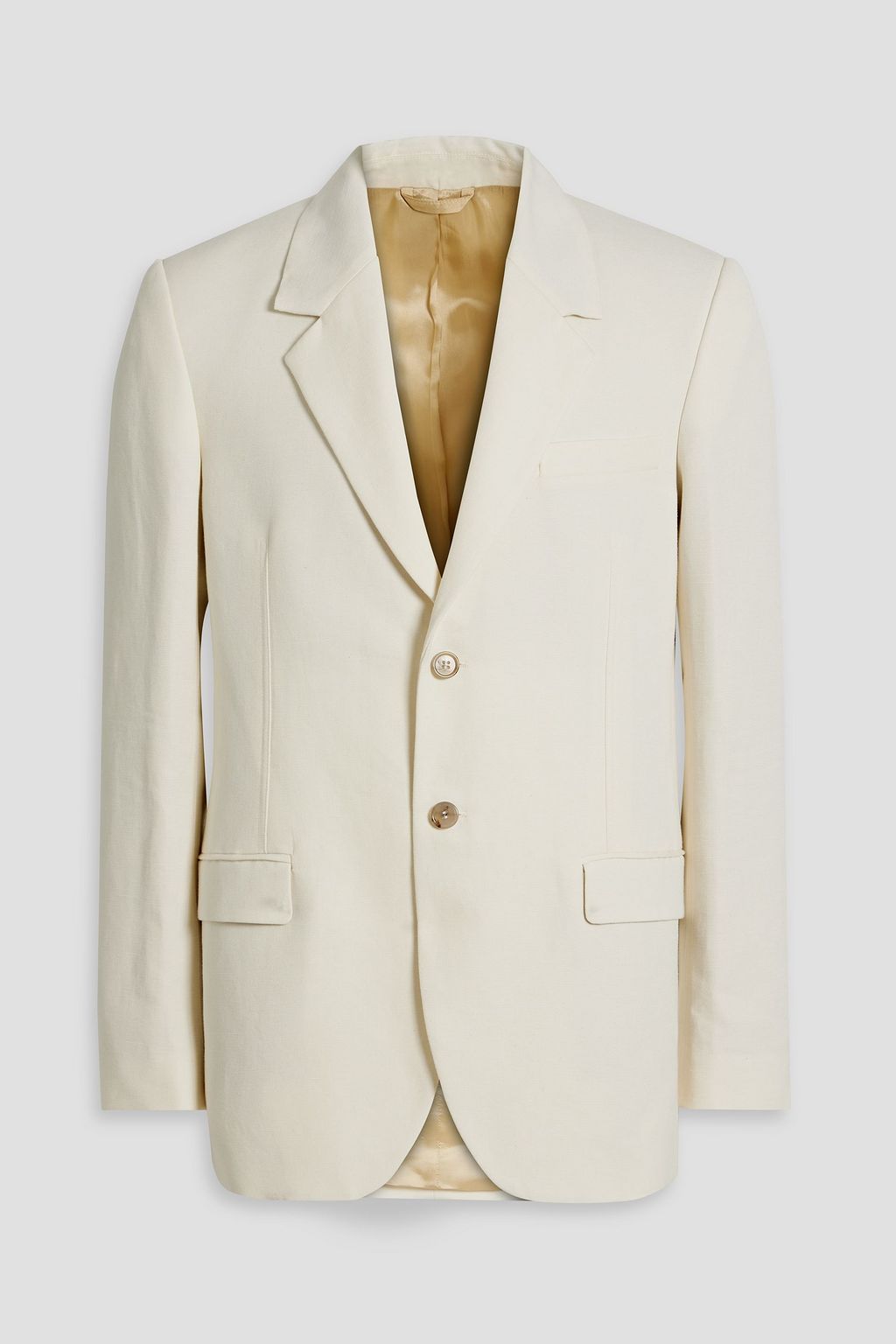 ACNE STUDIOS Cotton and linen blend blazer THE OUTNET