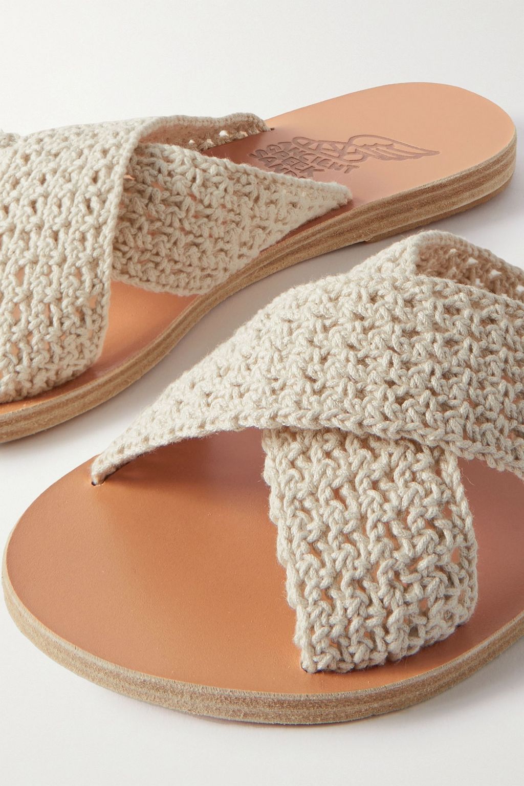 ANCIENT GREEK SANDALS Thais raffia sandals
