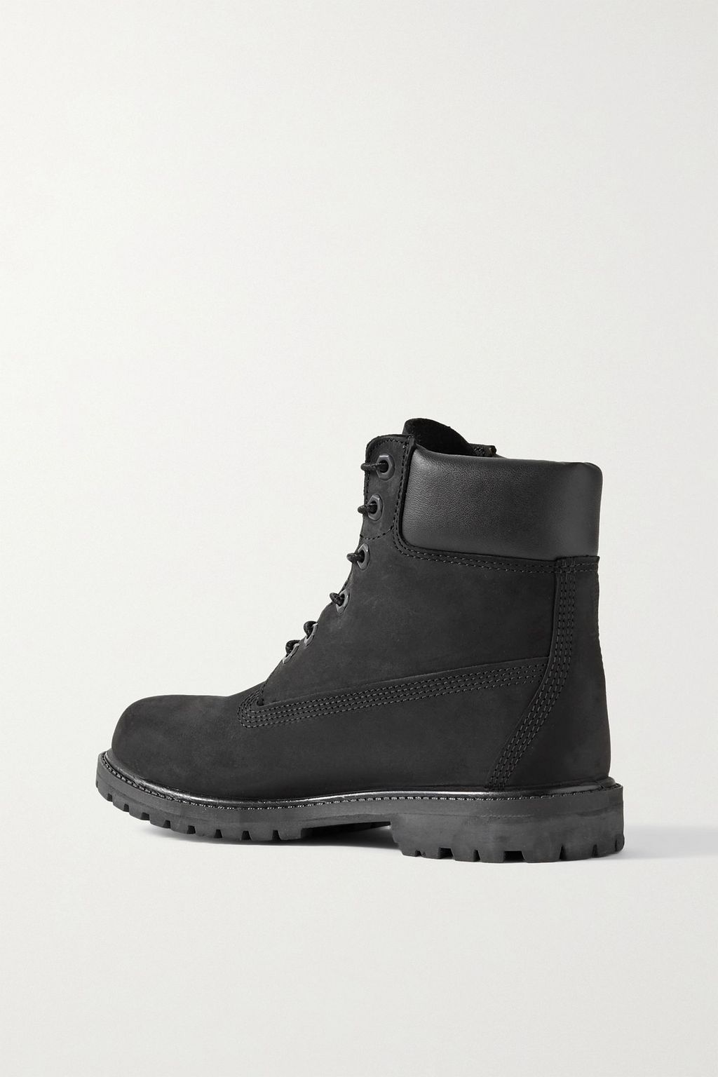 TIMBERLAND Premium leather-trimmed nubuck ankle boots