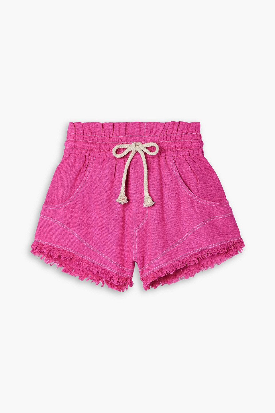Isabel Marant Étoile Talapiz High-rise Silk Shorts In Pink