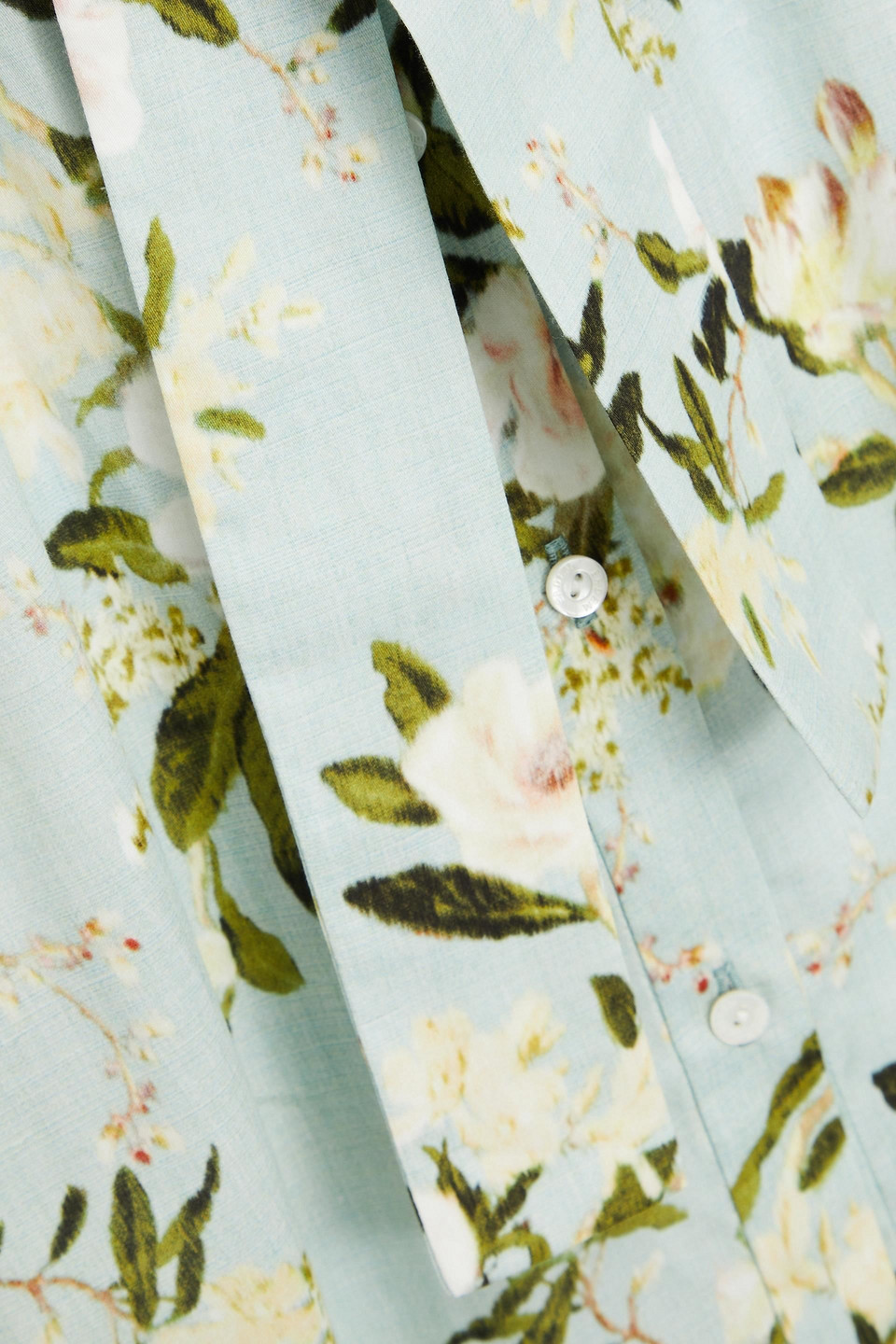 ERDEM SOLEIL FLORAL-PRINT COTTON-POPLIN MINI DRESS 