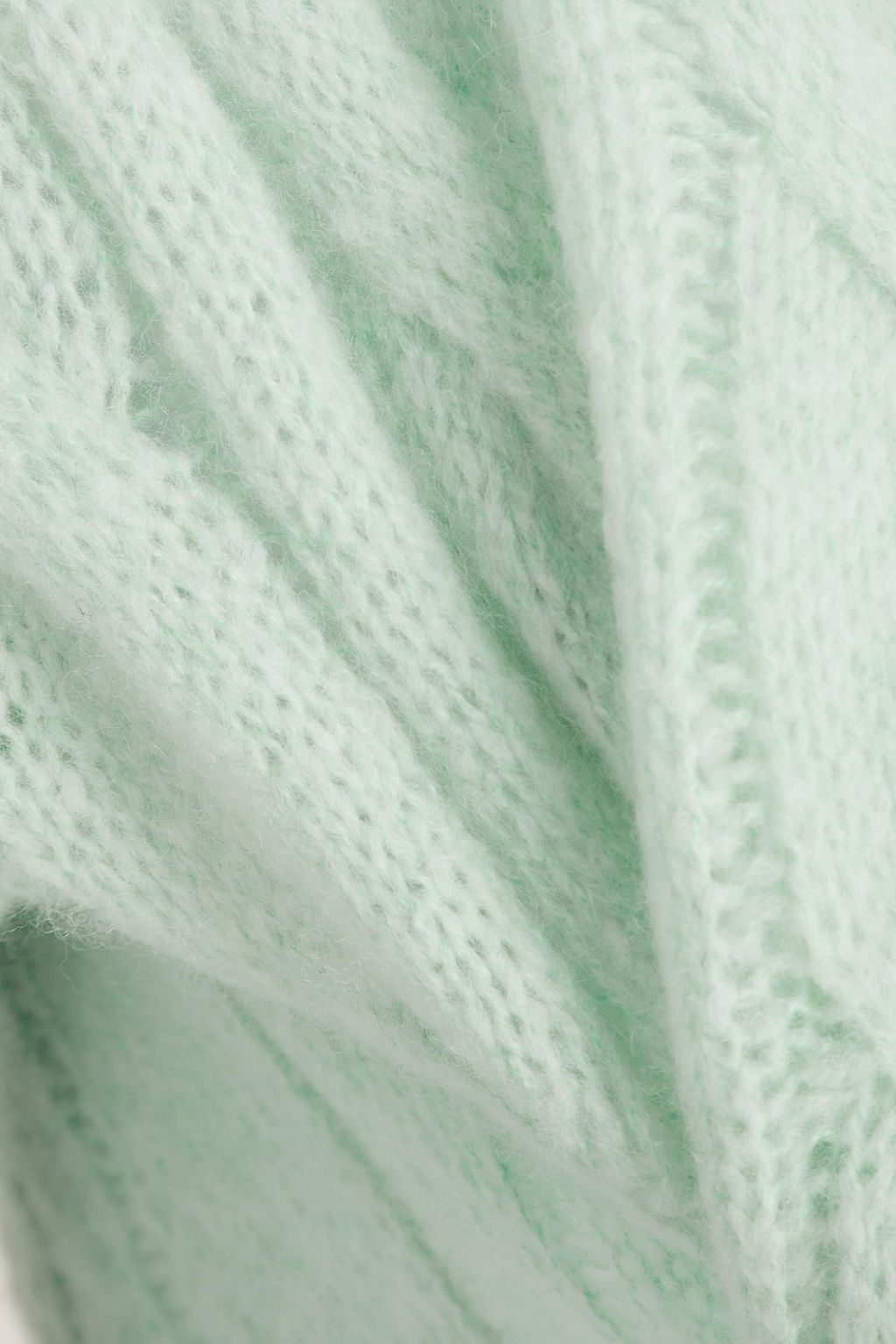 NAADAM Cable-knit merino wool and cashmere-blend cardigan