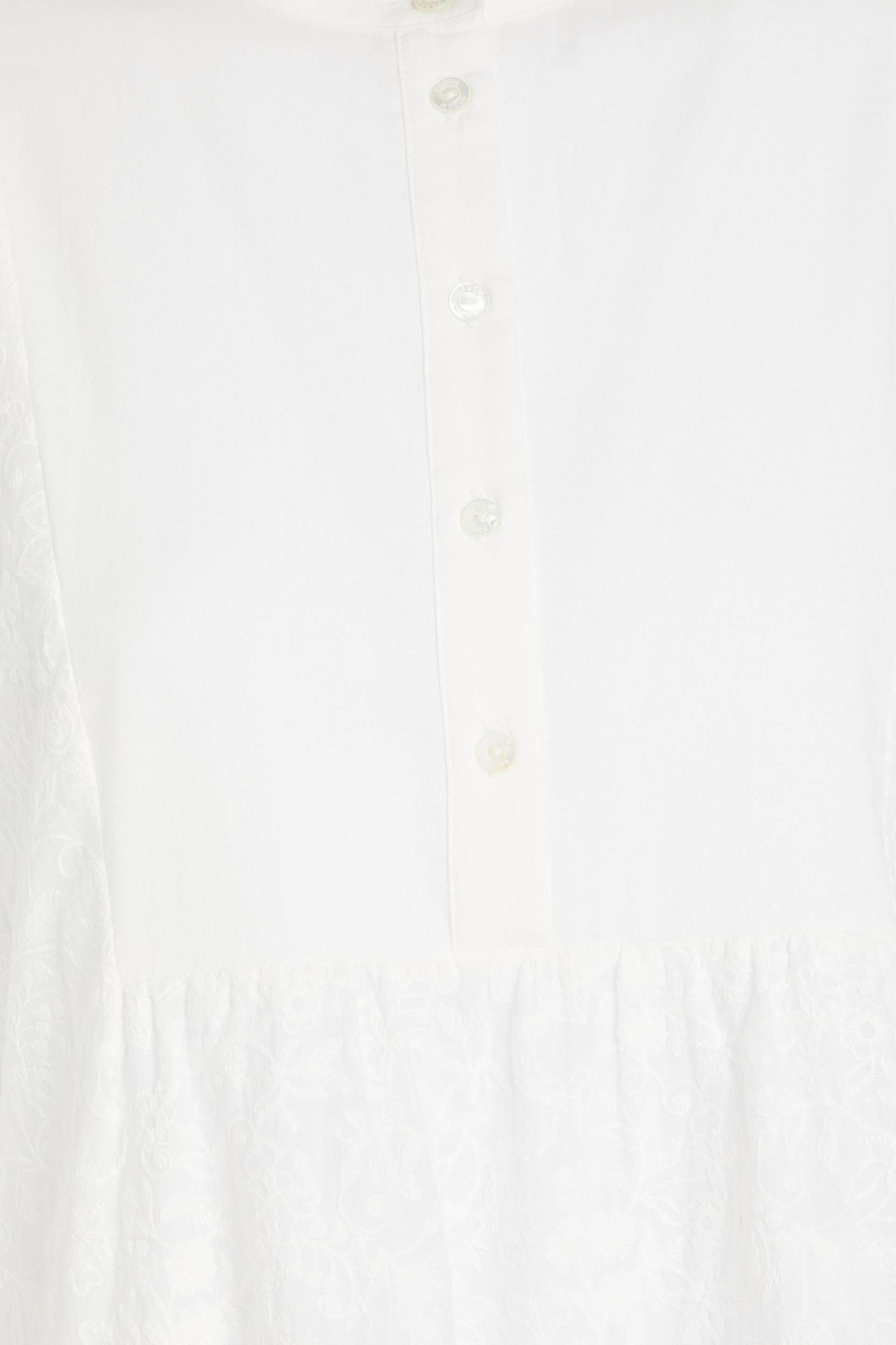 ERDEM WINONA TIERED EMBROIDERED COTTON MINI SHIRT DRESS 