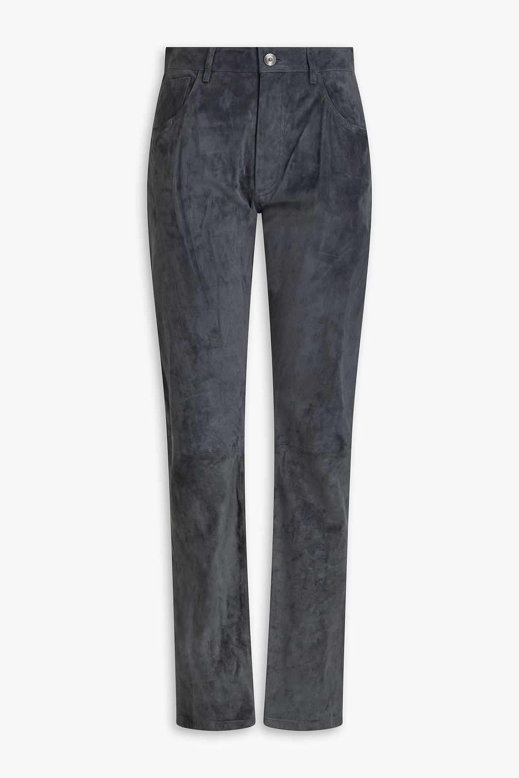 Suede pants dark gray IT 48