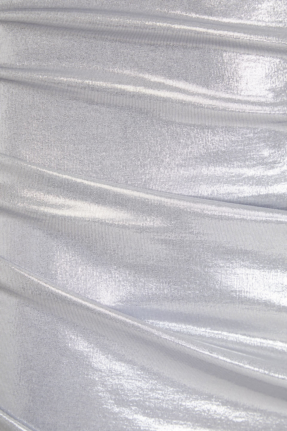 NORMA KAMALI DIANA METALLIC RUCHED BIKINI BRIEFS