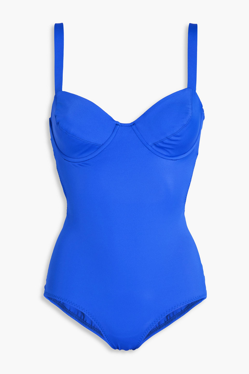Norma Kamali Underwired Stretch Swimsuit In Royal Blue