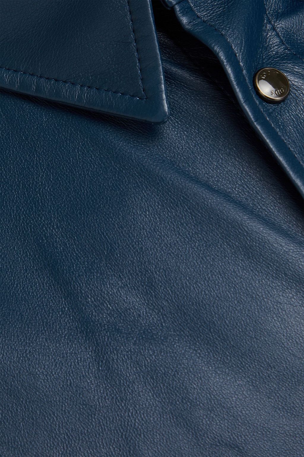 TOD'S قميص مصنوع من الجلد
