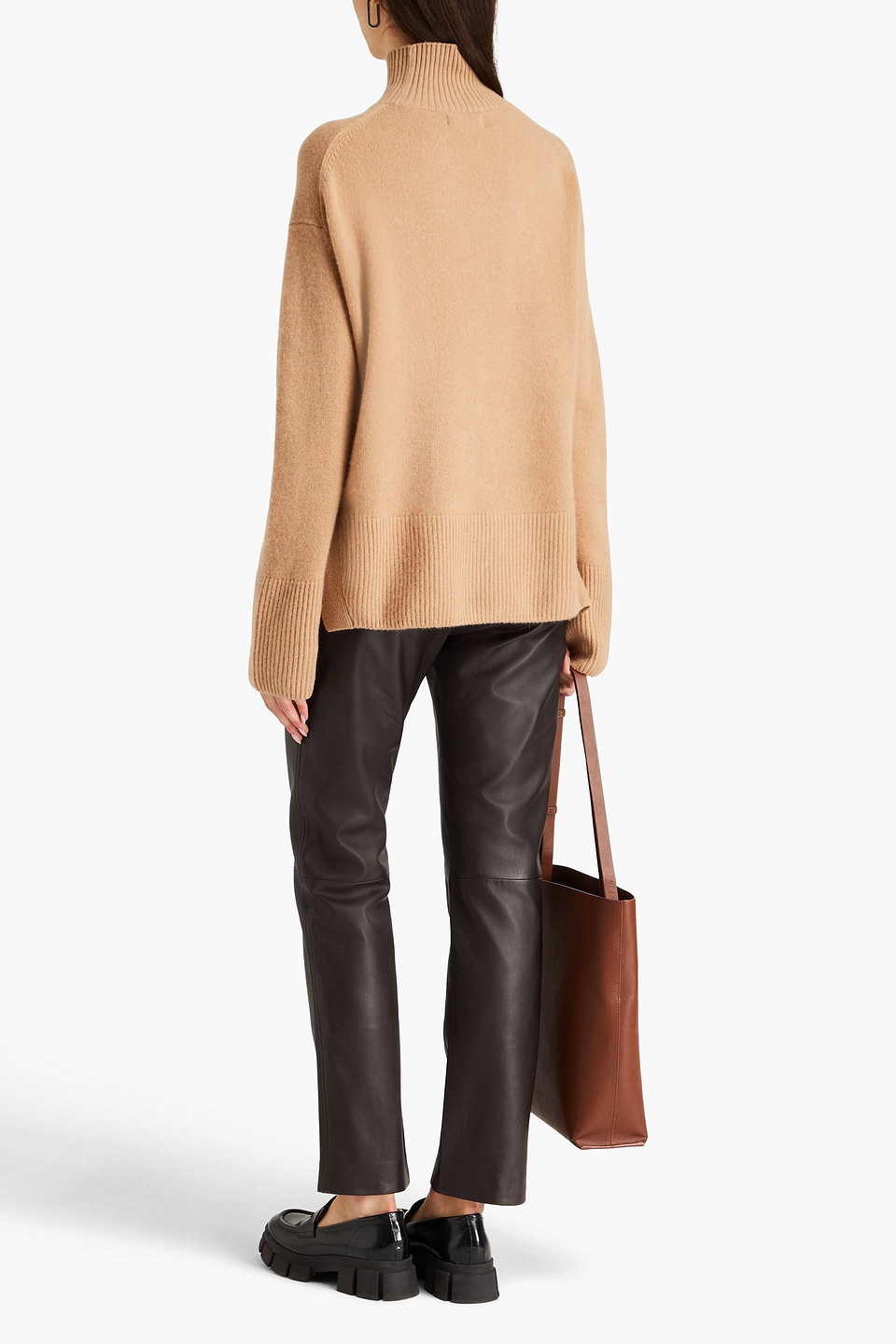 Naadam Cashmere Turtleneck Sweater In Camel
