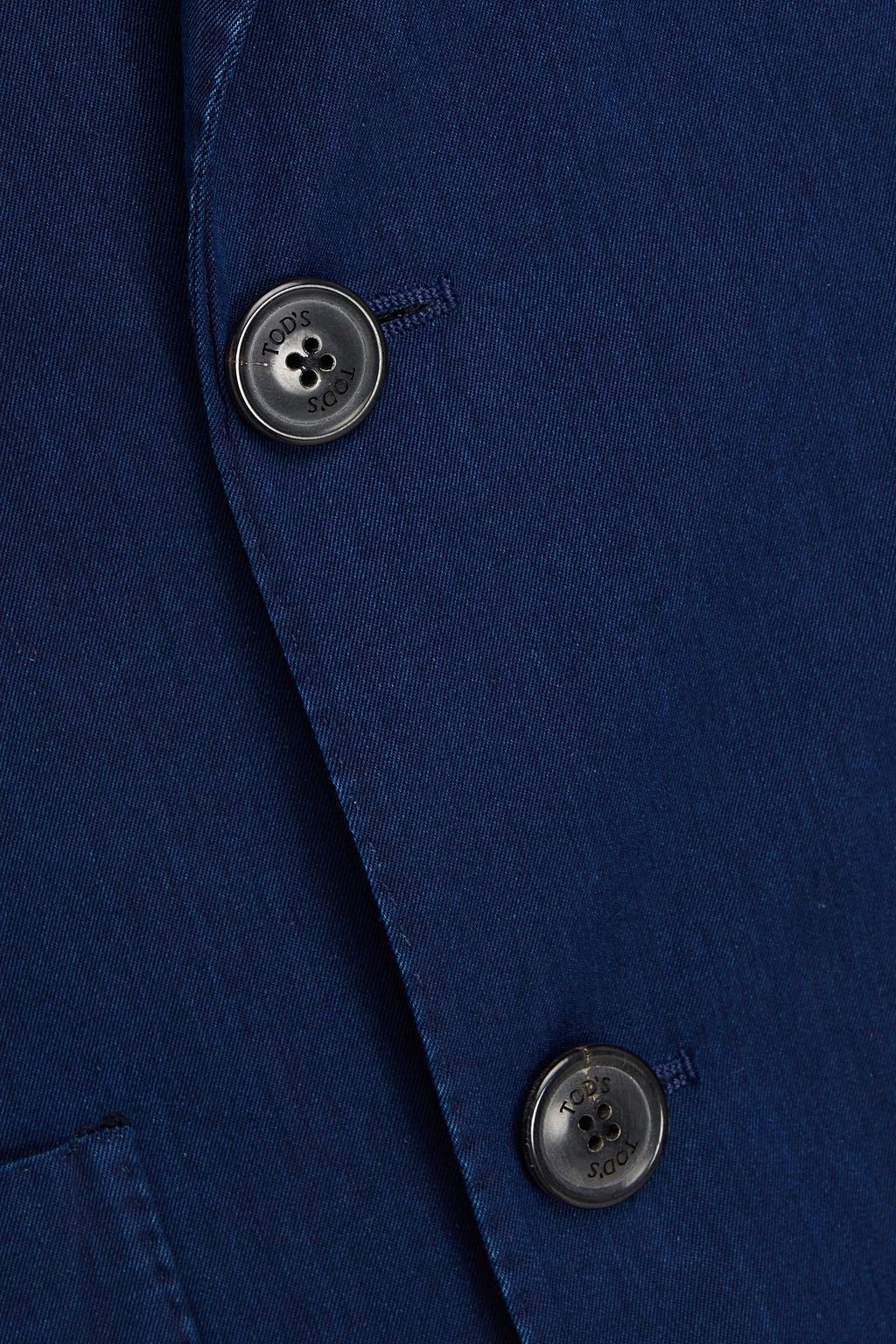 TOD'S Cotton-chambray suit