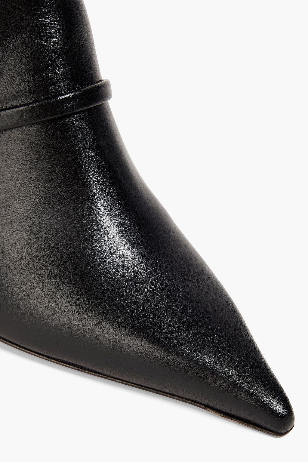 MALONE SOULIERS حذاء بوت بطول الركبة "ماركل" من الجلد بكعب مقاس 70