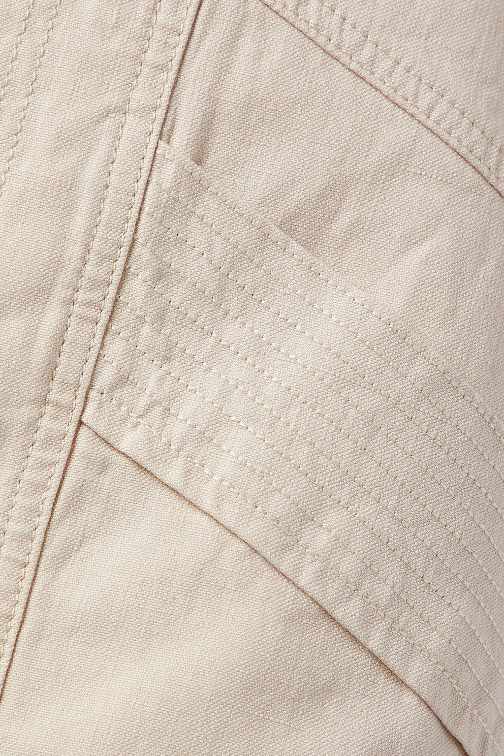 MARANT ÉTOILE تنورة «برايم» من الكنفا المصنوع من مزيج الكتان والقطن
