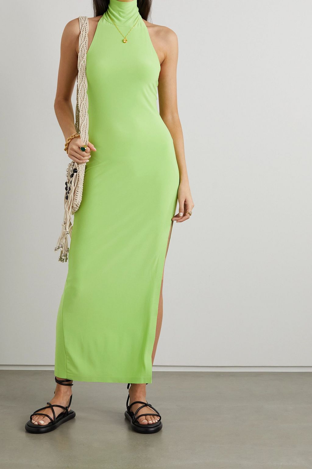 NORMA KAMALI Stretch-jersey midi dress