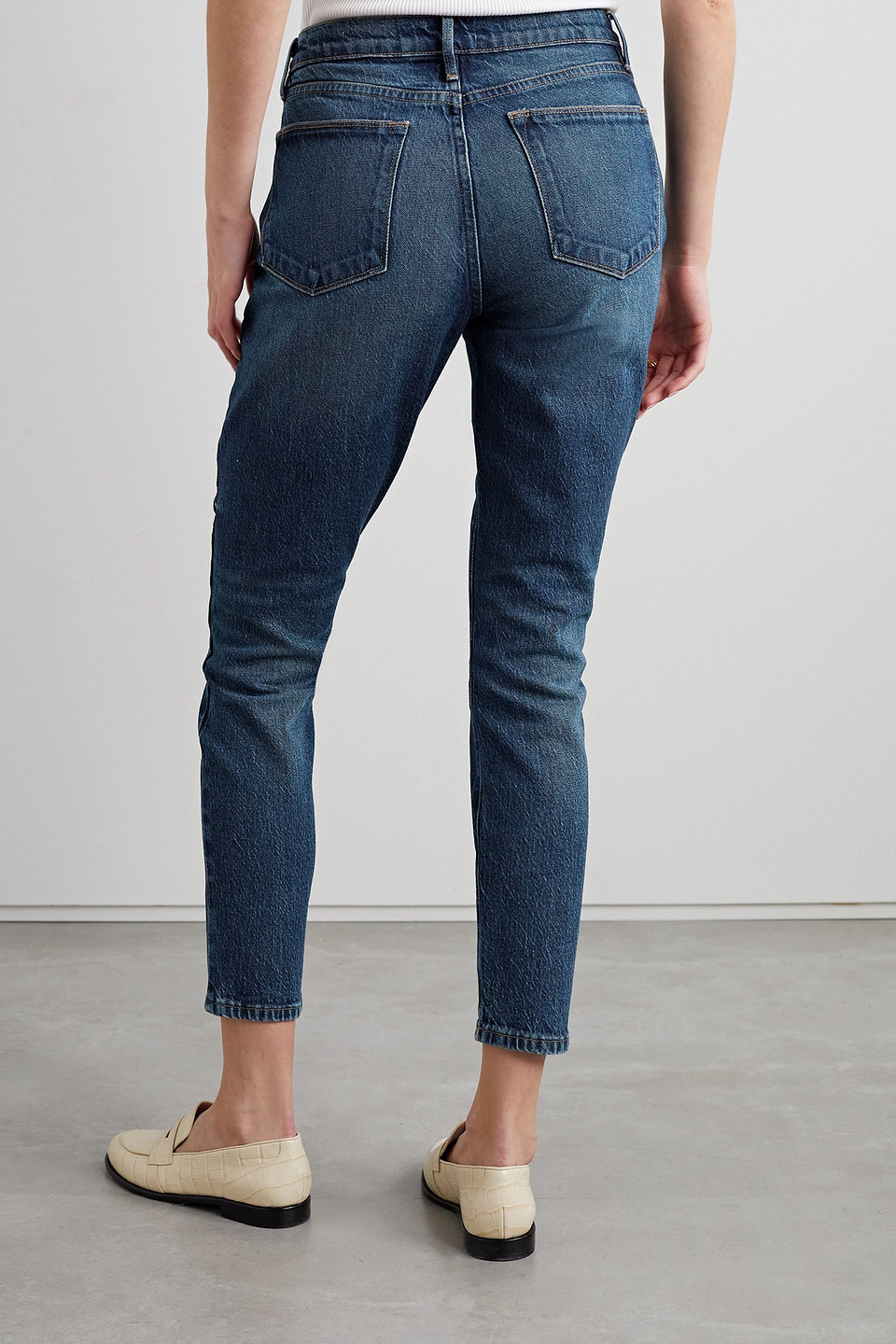FRAME LE HIGH SKINNY JEANS