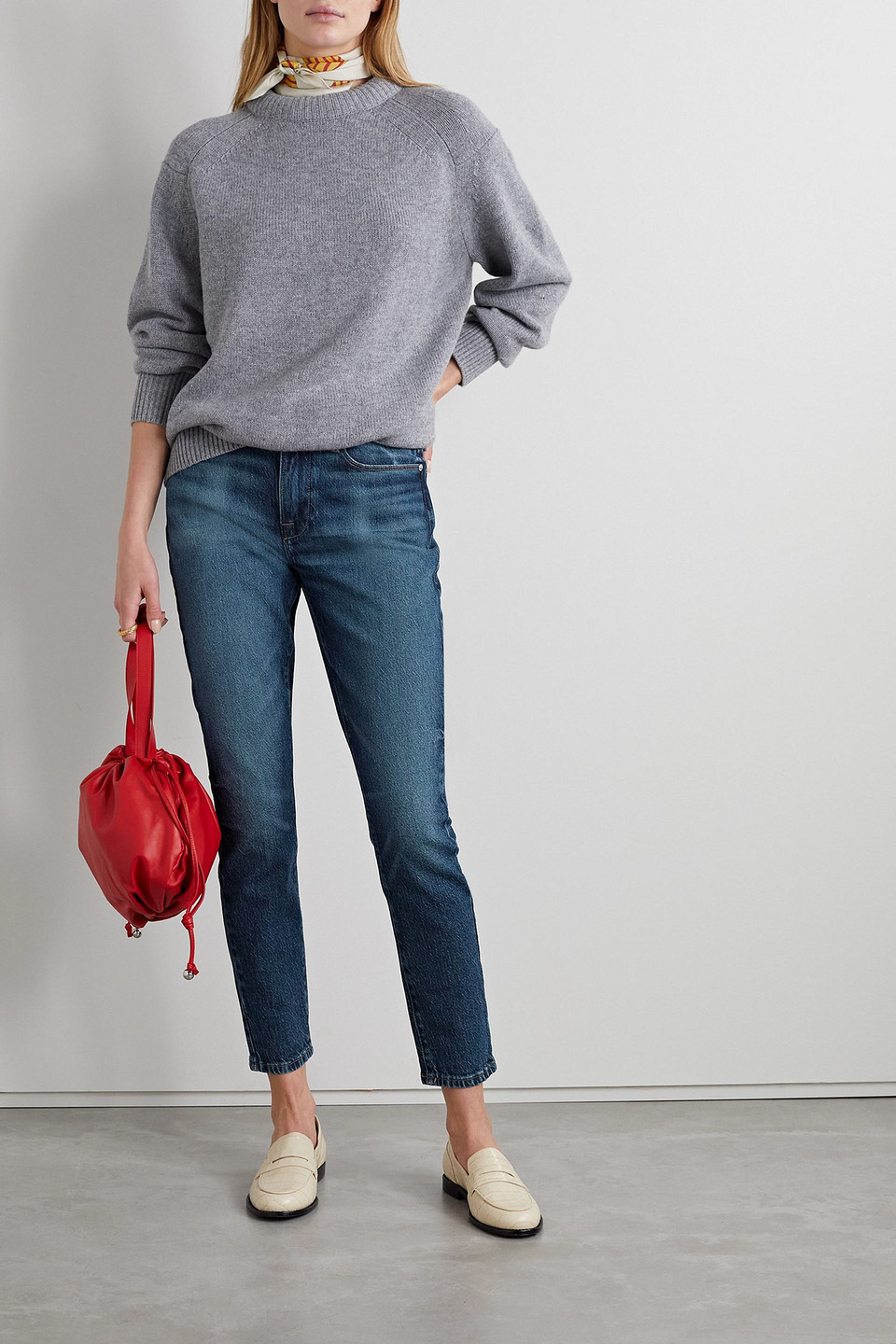 FRAME LE HIGH SKINNY JEANS
