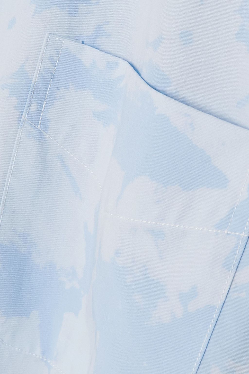 R13 Printed twill shirt