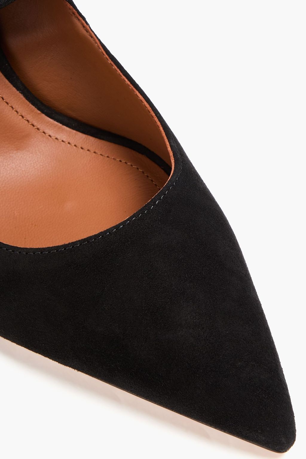MALONE SOULIERS 모레나 컷아웃 디테일 스웨이드 펌프스