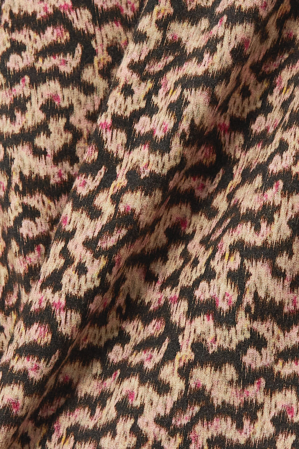 ISABEL MARANT ÉTOILE PRINTED JERSEY TURTLENECK TOP