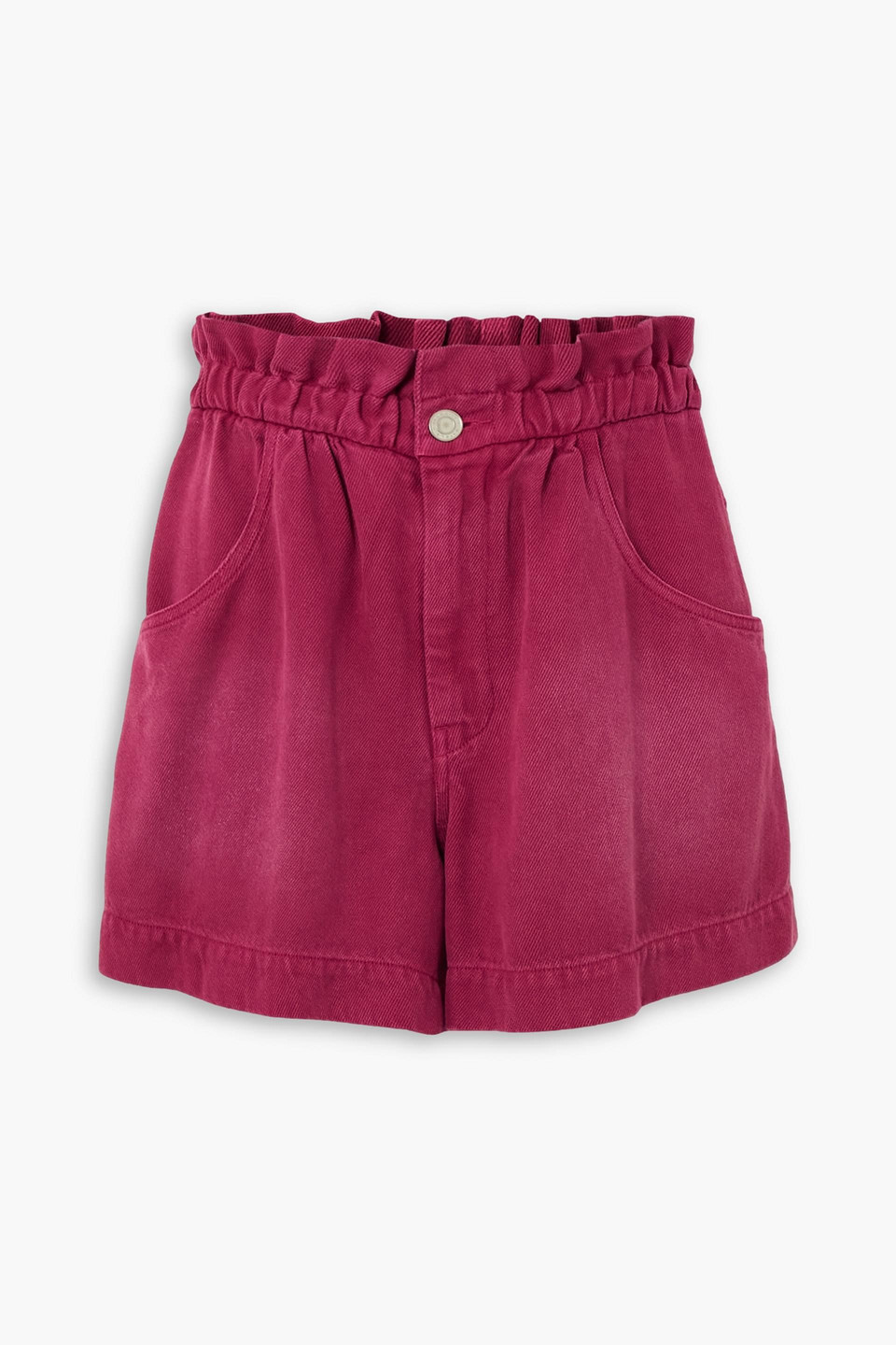 Isabel Marant Étoile Isabel Marant Etoile Tyrian Purple Cotton Ferdini Bermuda Shorts In Fuchsia