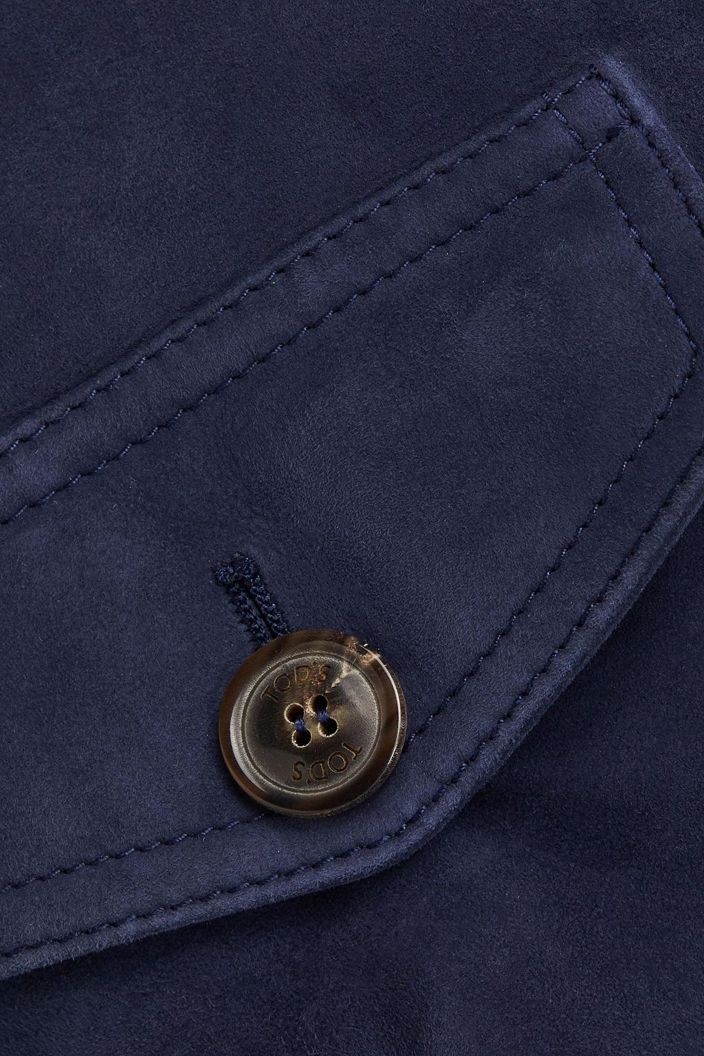TOD'S Suede overshirt