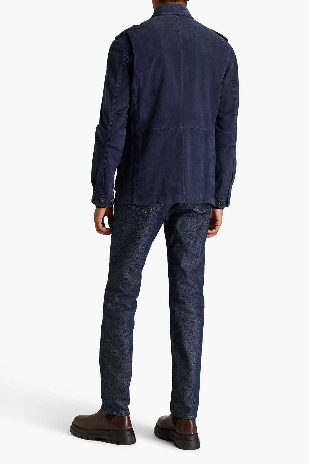 TOD'S Suede overshirt