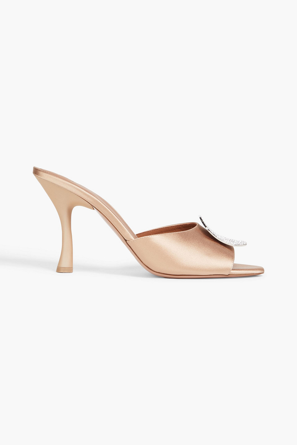 Malone Souliers Josia 90mm Satin Sandals In Neutrals