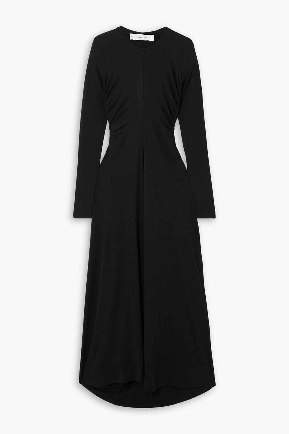 Proenza Schouler Open-back Jersey Maxi Dress In Schwarz