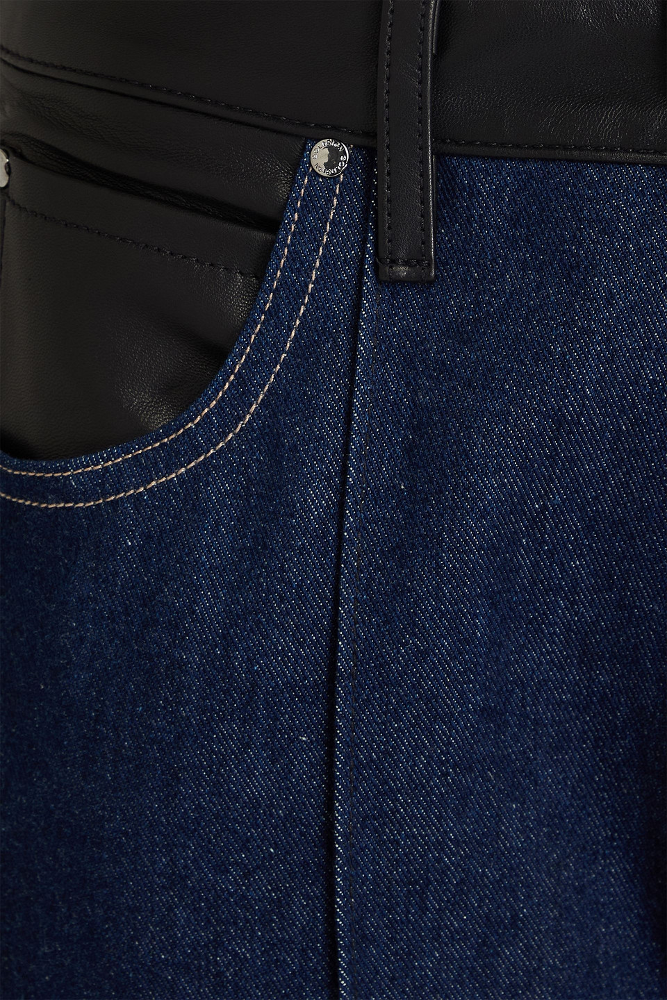 GOLDSIGN MARTIN HIGH-RISE STRAIGHT-LEG JEANS 