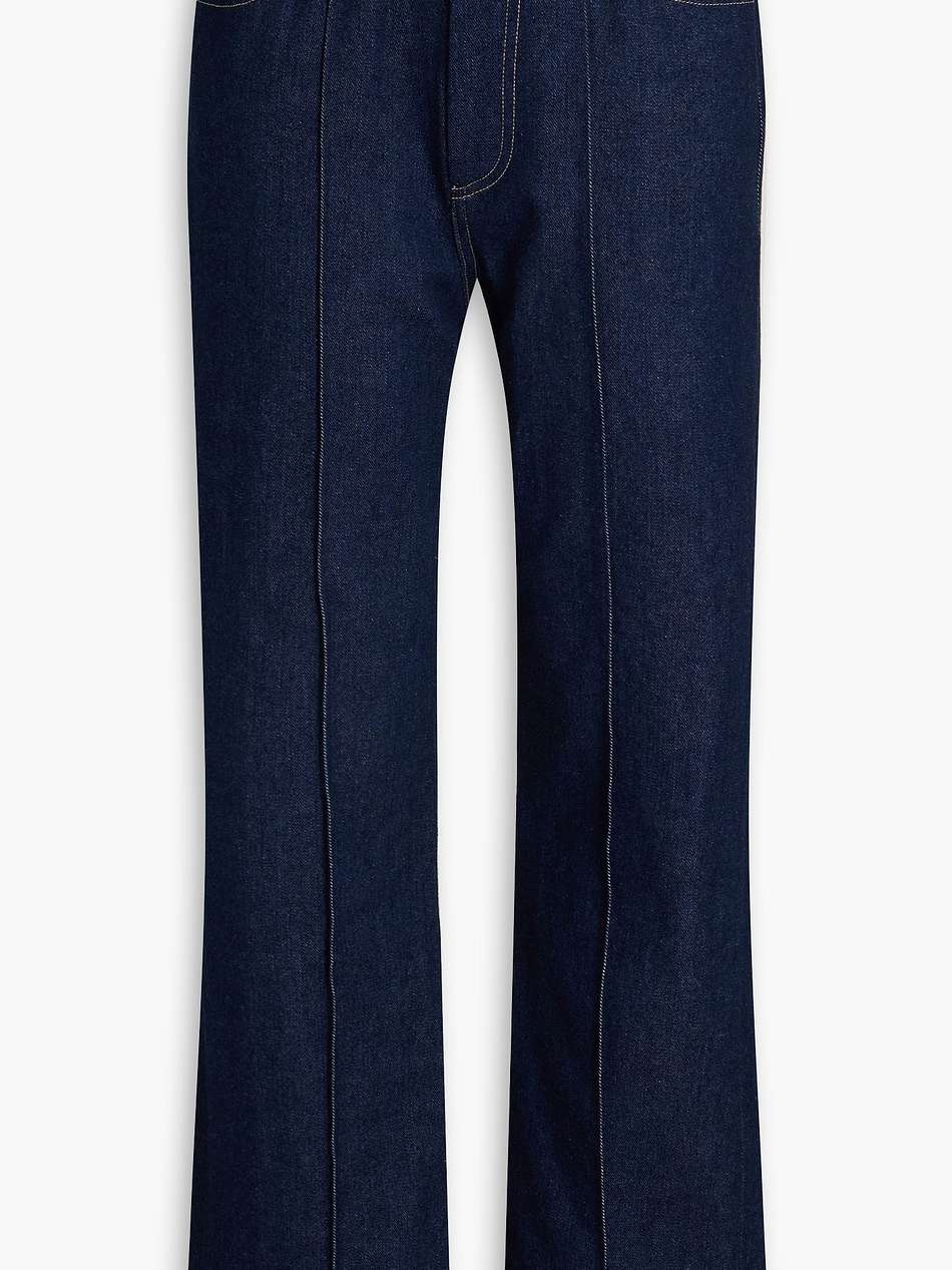 martin high-rise straight-leg jeans